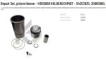 Volvo D5E D7E Engine Parts Original KS Piston Sleeve Repair Kit 41505960