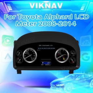 China ODM Digital Instrument Cluster Dashboard Aftermarket Gauge Cluster Toyota Alphard 2008-2014 factory