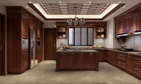 High End Stainless Steel Kitchen Cabinetry With New Chinese Style And Vintage