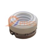 Natural Color Good dimensional stability Peek Backup Rings Customized