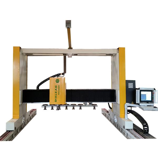 ATC Automatic Stone Polishing Machine Gantry Type for Granite Monument Grinding