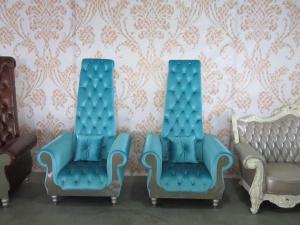 China Wedding King And Queen Thrones factory
