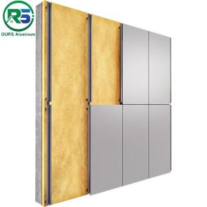 China Fireproof Corrugated Aluminum Wall Panels Custom Color Thickness 20mm​ factory