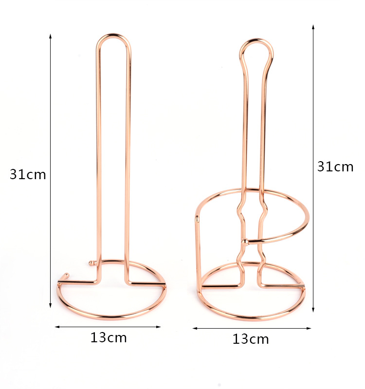 Standing kitchen Paper Holder Stand with toilet Reserve Table Towel Holder