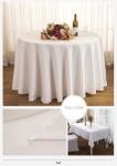 Dobby Pattern Restaurant Table Cloth For Banquet Conference