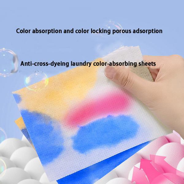 Nano Anti Cross Color Master Film Laundry Sheets Detergent For Home Color