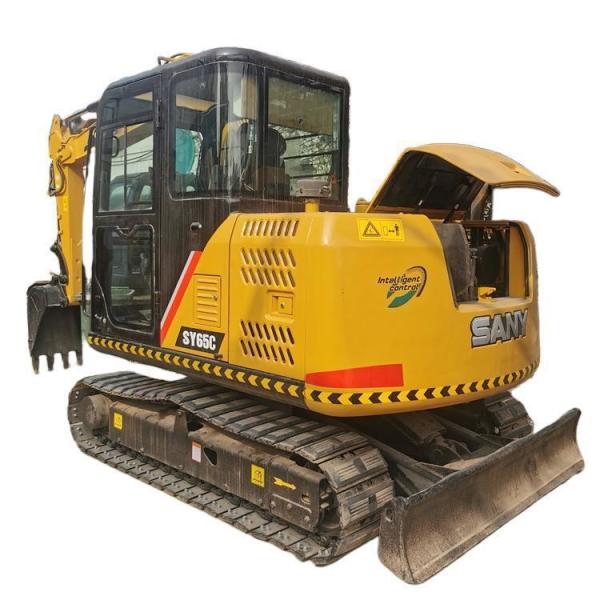 Compact Health Condition Rubber Track Excavator Sany 65 with 0.25 m3 Bucket