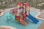 Parent-child Theme Play Station Equipment, Kids' Water Park Playground For 30