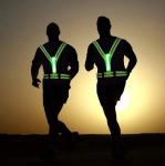 High Visibility Reflective LED Running Riding LED Warning Vest for Road Safety