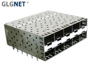 China 2x5 SFP Solutions 10 Ports 1G Switches 3.05mm Press Fit Pin With Integrated Connector factory