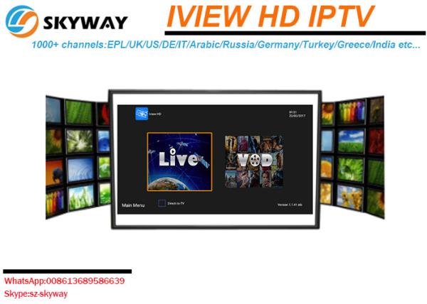 Wholesale Europe IPTV account for Germany , Italy , UK , Greece , Albinia ,