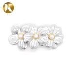 Wenzhou Kml Wholesale custom handmade flower fashion special cloth shoe buckle