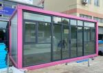Glass Curtain Wall Steel Structure Prefabricated Container Home