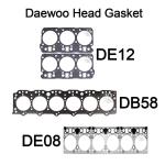 Daewoo DE12 DB58 DE08 Excavator Engine Cylinder Head Gasket