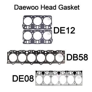 China Daewoo DE12 DB58 DE08 Excavator Engine Cylinder Head Gasket factory