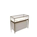 Combined Stainless Steel Jewelry Display Cabinet High And Short With 4000K LED