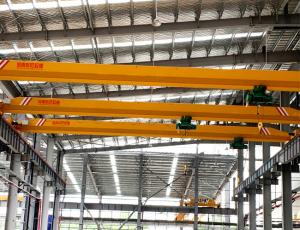 China Low Noise Single Beam 8m/min 20T Electric Overhead Crane factory
