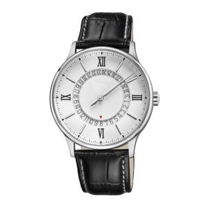China Fashion Genuine Leather Quartz Wristwatch，High Quality OEM Wrist Watch ,Ladies Wrist Watch Stainless Steel Caseback factory