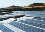Natural Color Solar Panel Mounting Brackets 0 - 45 Degree Tilt Angle Structural