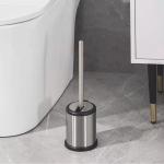 Economic Stainless Steel Toilet Brush With Easy Automatic Open Holder And Anti