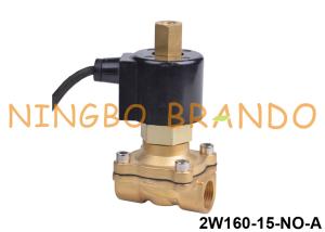 China Normally Open Brass Solenoid Valve Waterproof IP68 1/2'' 24V 220V factory