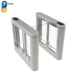 Biometric ESD system LED AC 100V Swing Barrier Turnstile Stainless Steel
