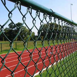 China 6 Foot Chain Link Mesh Fencing 9 Gauge Galvanized And Pvc Coated Wire factory
