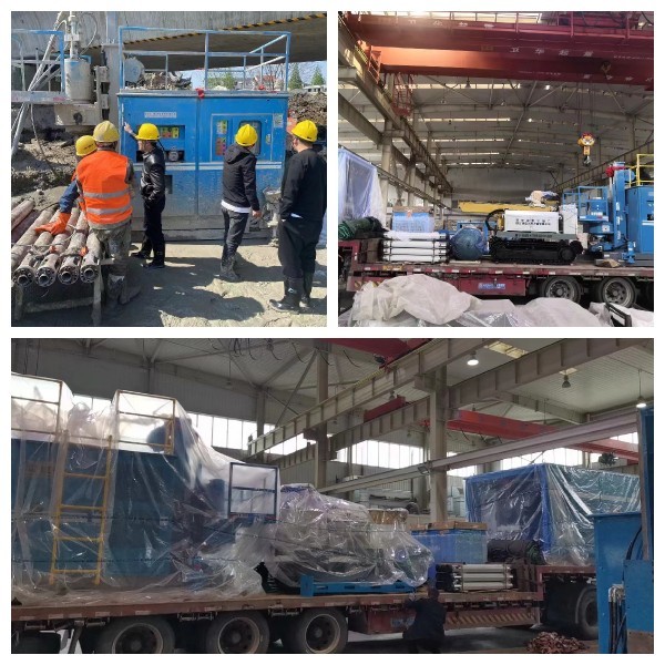 Motor/Diesel Engine Well Used Crawler Drill Rig with Rotary Jet Grouting in Russia