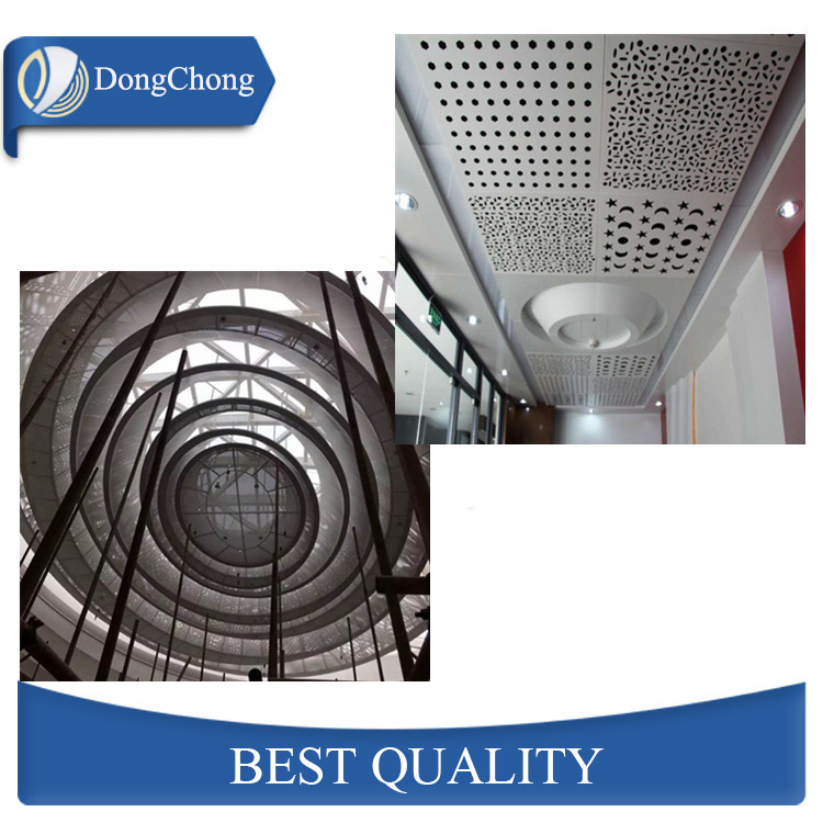 5052 Punched Aluminum Panel Sheet Artistic Shapes Hole Public Squares Use