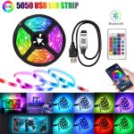 1m Strip Light Set 3keys 5V RGB SMD 5050 LED IP65