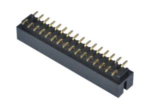 China Box 2mm Pin Header 32 Pin SMT Type Brass Contact Material Contact Resistance on sale