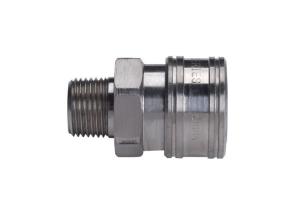China SS304 Hydraulic Quick Connect Couplings ST Series 2200 PSI For Food Processing factory