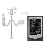 Wireless Wall Mount Weather Station With Digital Barometer And Indoor/Outdoor
