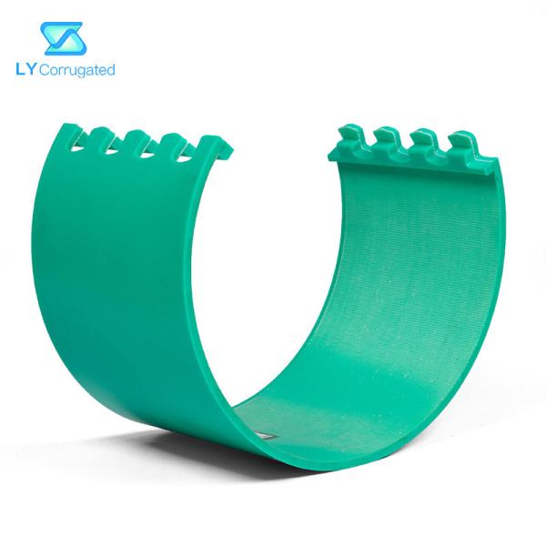 1370*250*10mm Horse Tooth Buckle Polyurethane Anvil Cover For Rotary Die Cutting