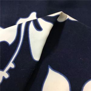 China Printed 100 Polyester Microfiber Fabric For Clothing 75DX150D 115gsm 150cm factory