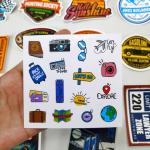 Custom Die Cut Vinyl Stickers Sheets Printing Packaging Label Adhesive