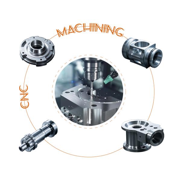 Custom OEM CNC Machining 316 Stainless Steel Metal CNC Steel Parts with Bronze