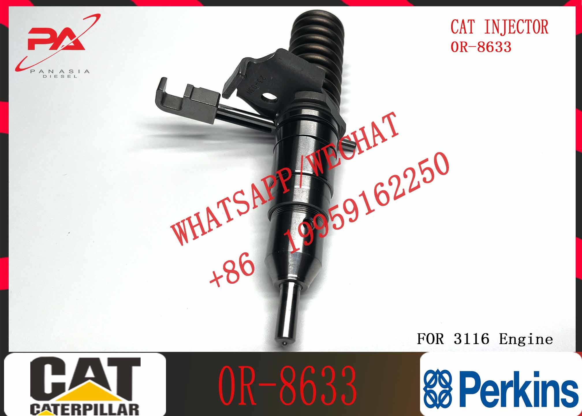 Fuel Injector Assembly 162-0218 0R-8633 0R-8479 101-8673 0R-4374 7E-6193 105-1694 For CAT Engine 3116 Series