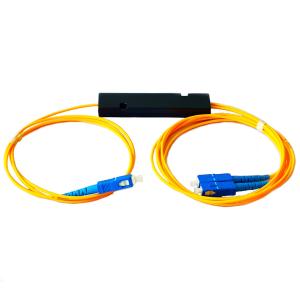 China FTTH 1X2 SC UPC Fiber Cable Splitter Low Insertion Loss OEM Accepted factory
