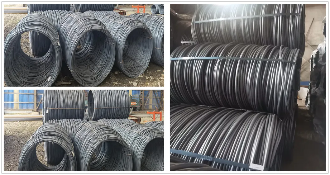Low Alloy Steel Wire Rod 65Mn Q345 ML08AL ML35 ML40Cr Carbon Steel Wire Rod