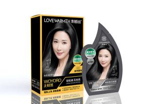 China Permanent Gray Hair Color Care Shampoo No Ammonia Quick Dye 5 Minutes Cover factory