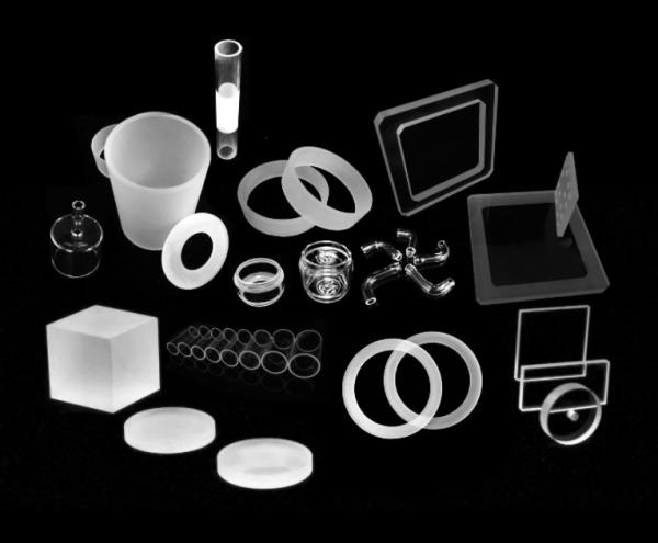 High Temperature Resistance Square Fused Silica Quartz Glass Sheet For