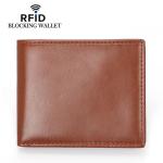 Anti-Theft RFID Blocking Men's Wallet for Secure Travel and Credit Card