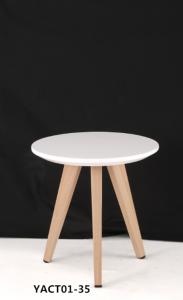 China Factory price strong iron leg imitating-wood MDF living table (YACT01-35) factory