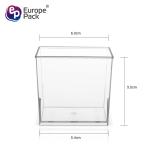 Hot selling Party Catering Wedding Square Disposable Plastic Dessert Cake