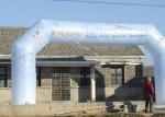 7 * 4 M Inflatable Arch Blow Up Arch Logo Printed 2 Sides In Marathon Events