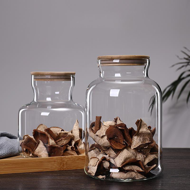 3800ml Wide Mouth Blown Borosilicate Glass Storage Tank
