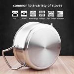 Factory Wholesale Stainless Steel Cooking Soup Stock Pot Thickened Compound