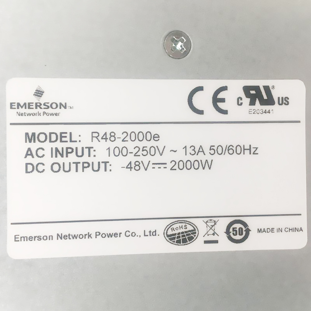 Multiple Output Vertiv Rectifier Module 48V 2000W R48-2000e3 Emerson R48-2000E