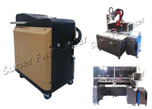 China 200W Portable RAYCUS 8mJ Pulse Fiber Laser Cleaning Machine factory